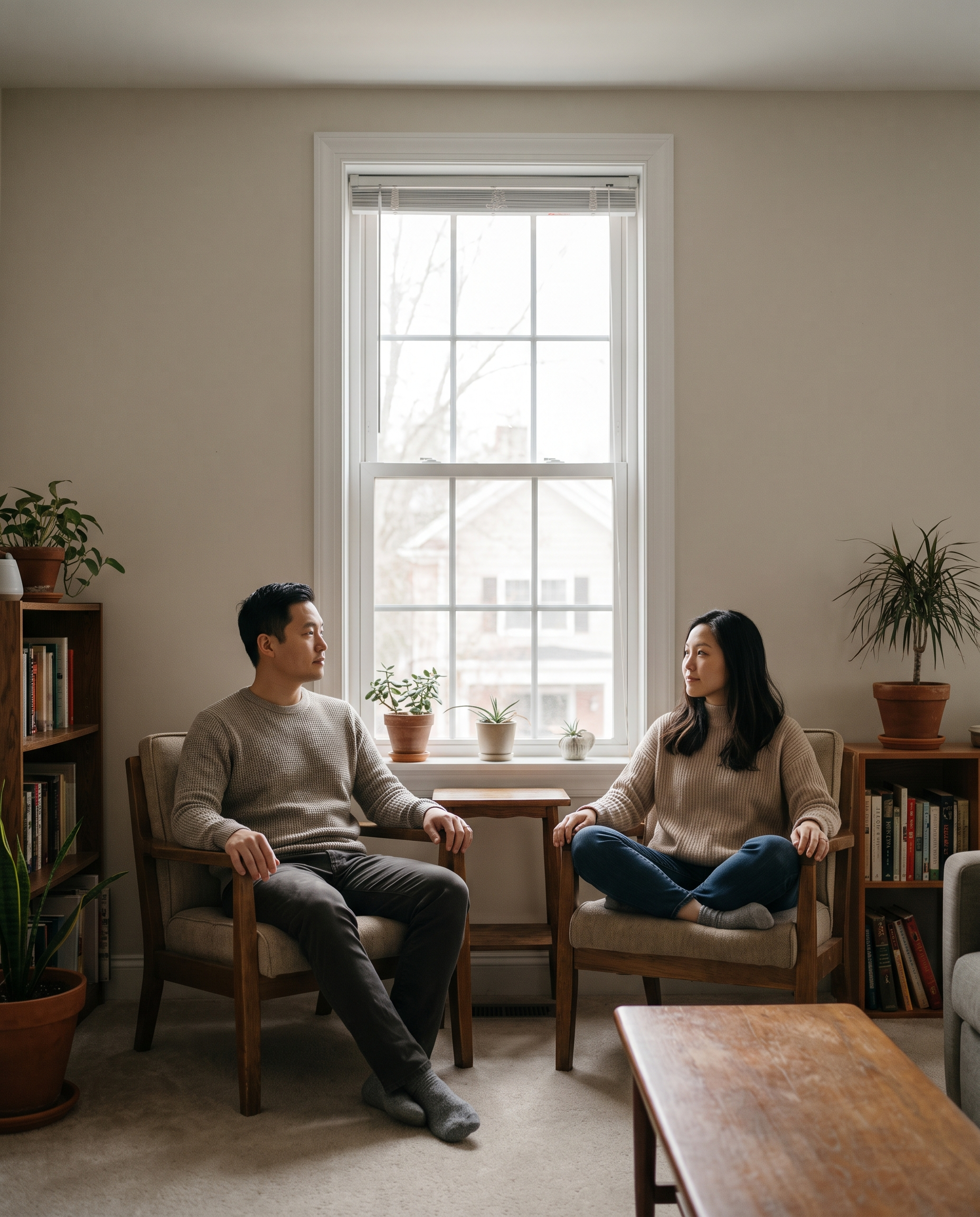 Maryland couple considering therapy when only one partner feels ready